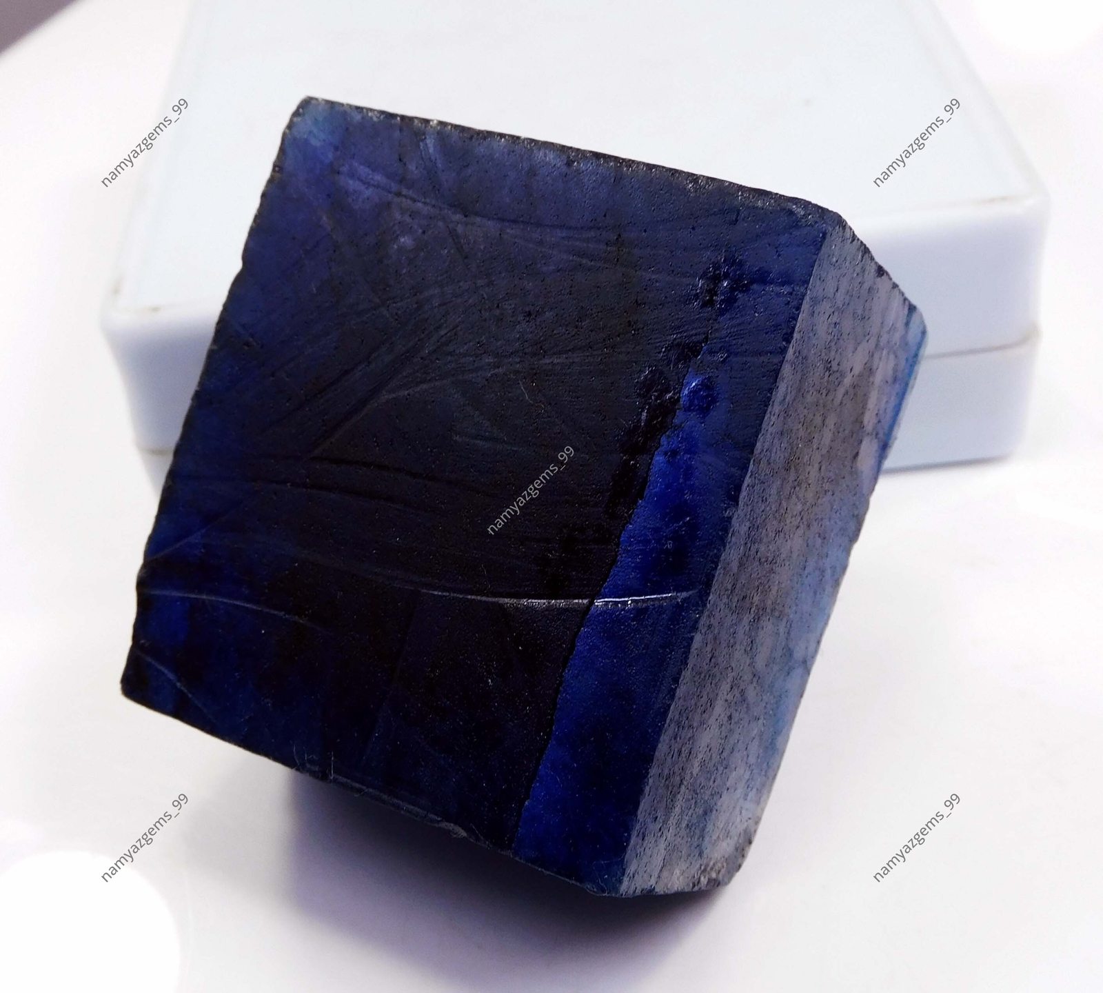 777.00 Ct Natural Translucent Blue Tanzanite Rough Certified Loose Gemstone