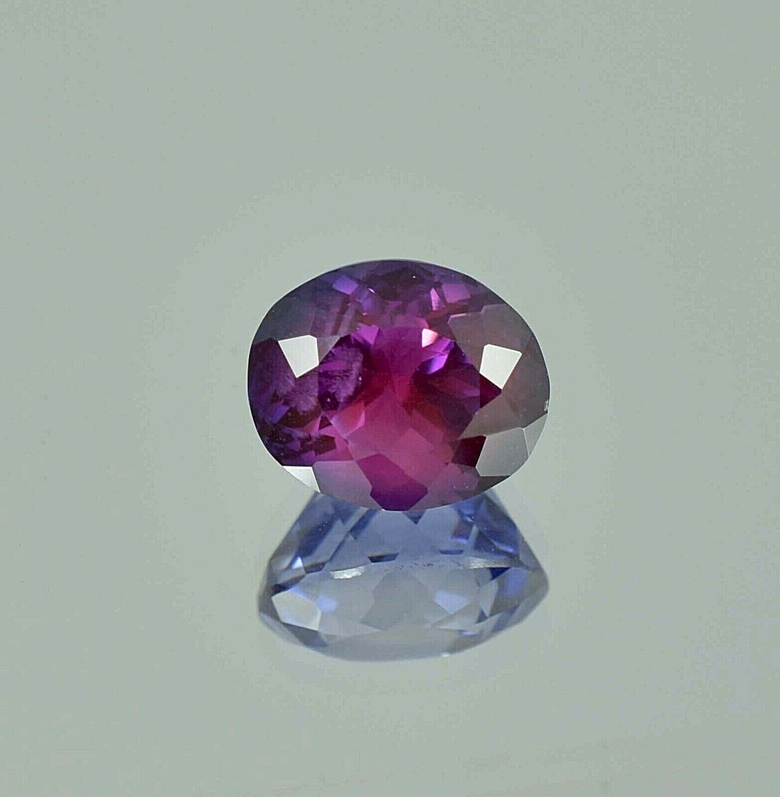 AAA Grade Natural Ceylon Bi-color Sapphire Oval Cut Loose Gemstone 5.00 Ct