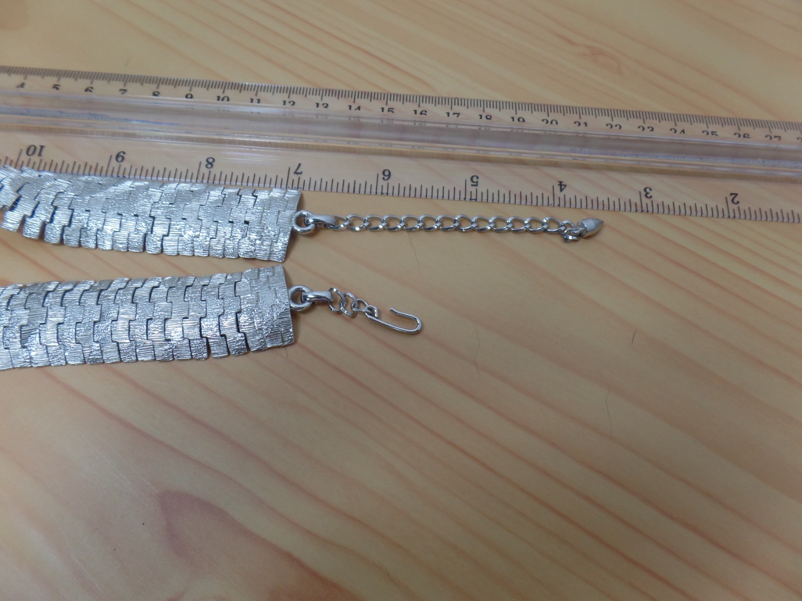 Vintage Boucher 1562 DC Pat Pend Gorgeous Silver Tone Choker Necklace