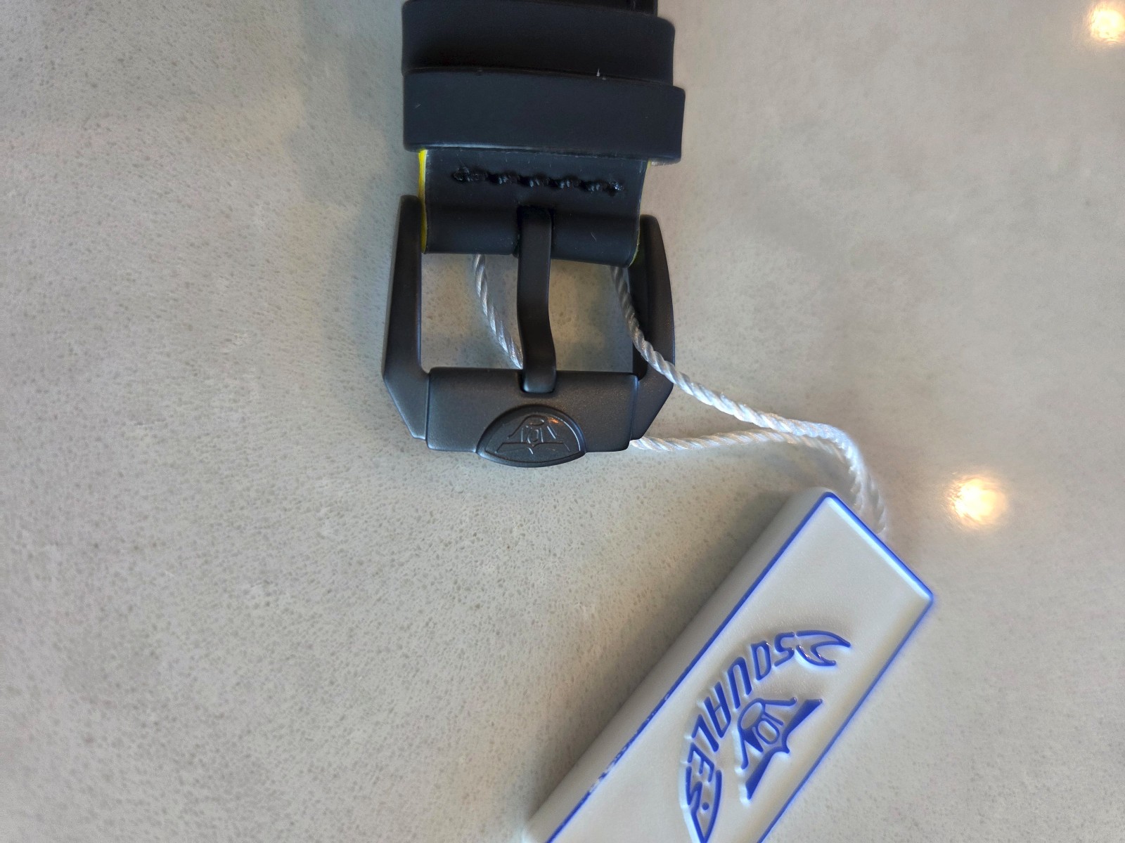 Squale T183 Forged Carbon Dive Watch with Yellow Accents