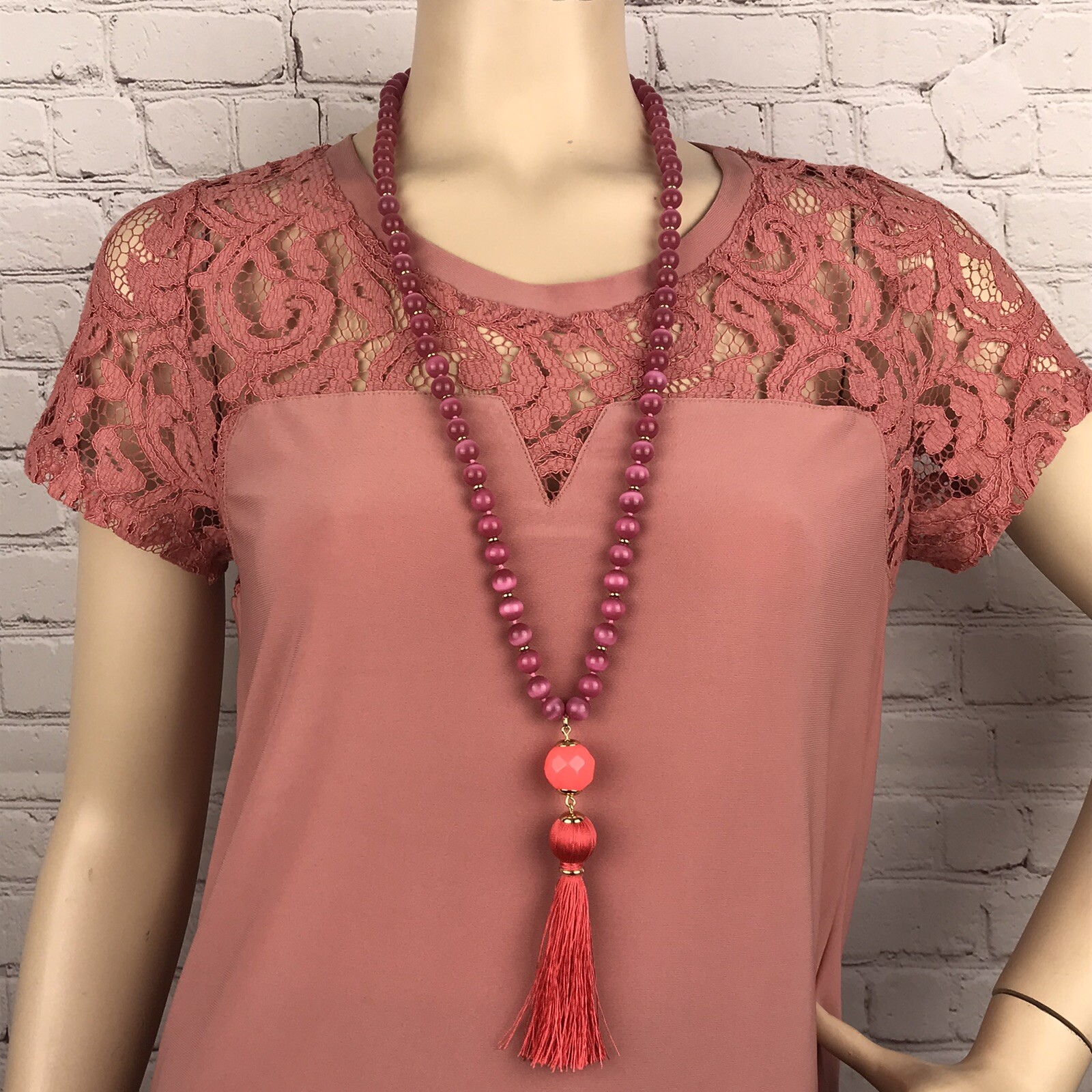 Kate Spade New York Necklaces Pink/Multicolor PendantThe Swing Of THG Collect