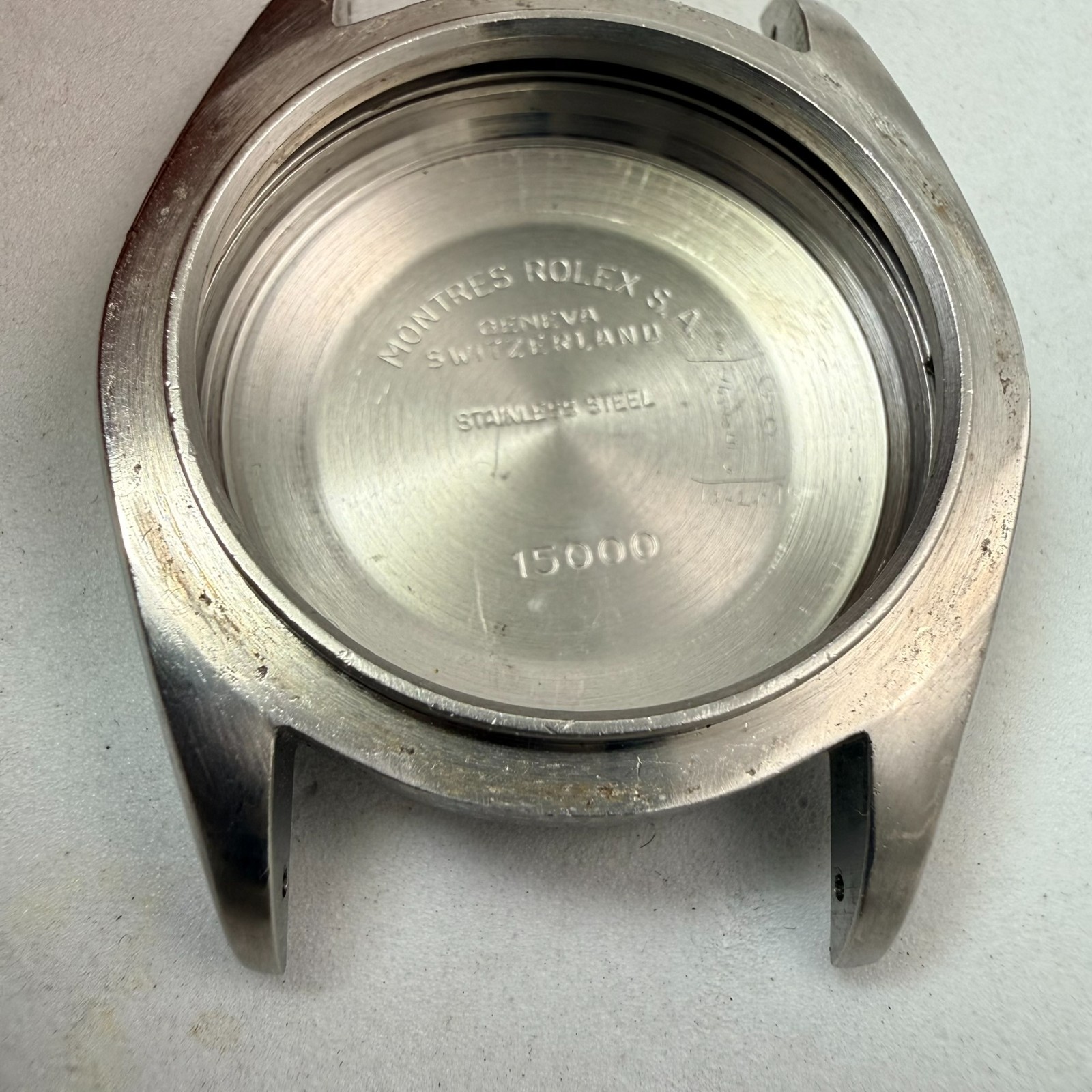 VINTAGE GENUINE ROLEX OYSTER DATE 15003 CASE 34MM QUICK SET FOR CAL 3035 # 787