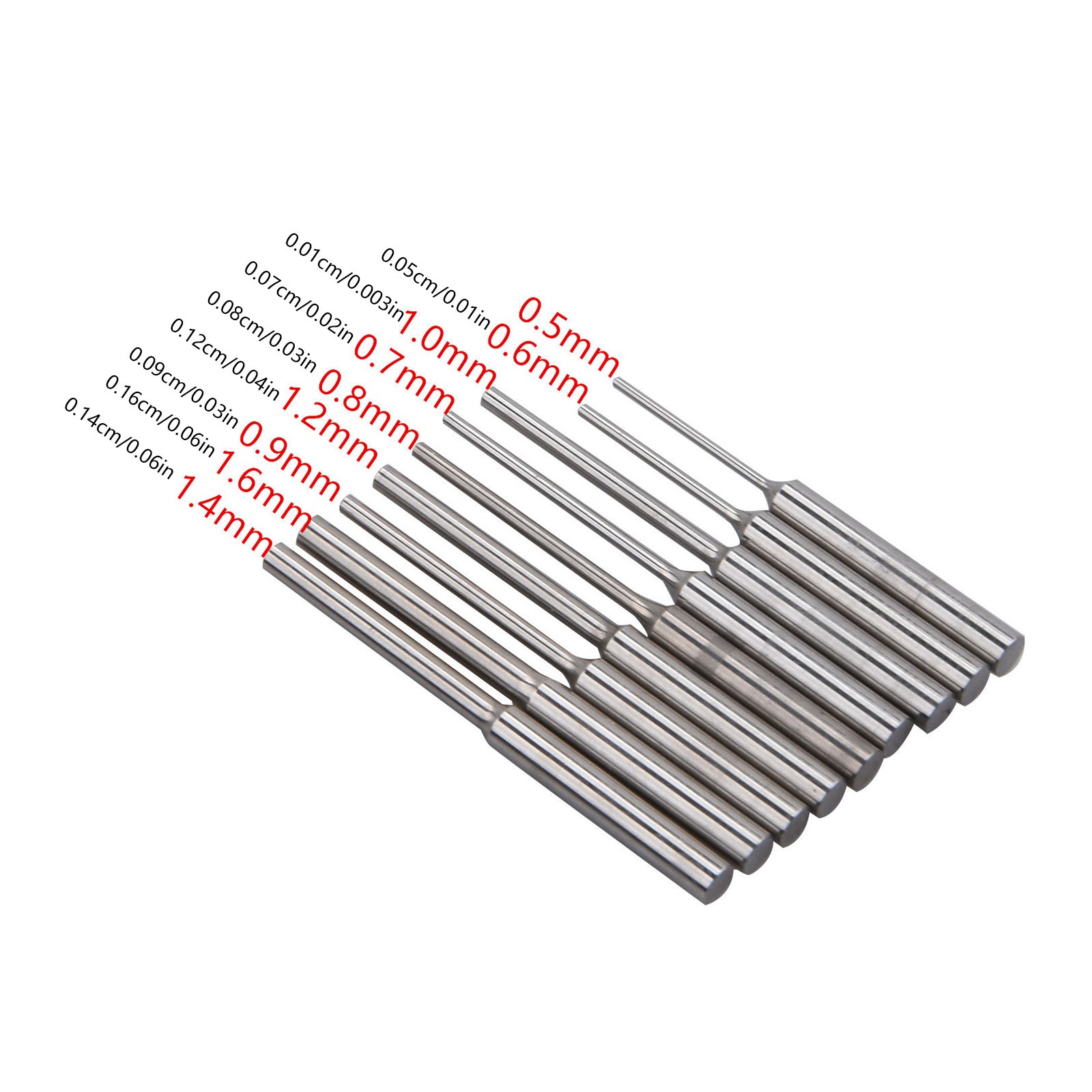 Alloy Steel Watch Bracelet Band Remover Pin Punch Tool With 0.5-1.6mm Pin Bit