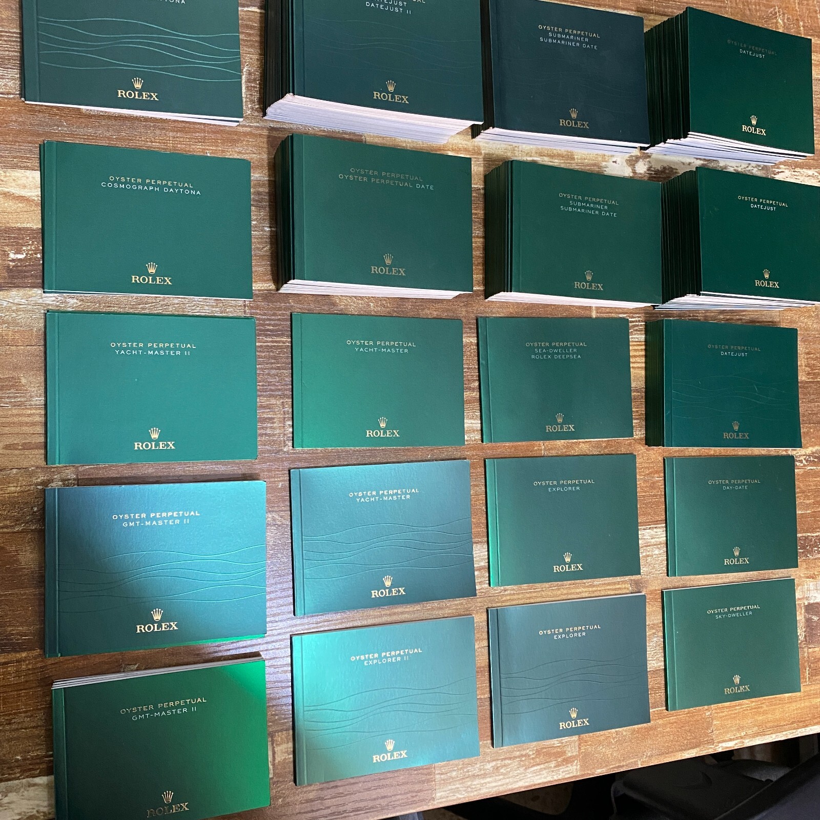 Rolex Green Booklet User Manual Many Models English French Italian German