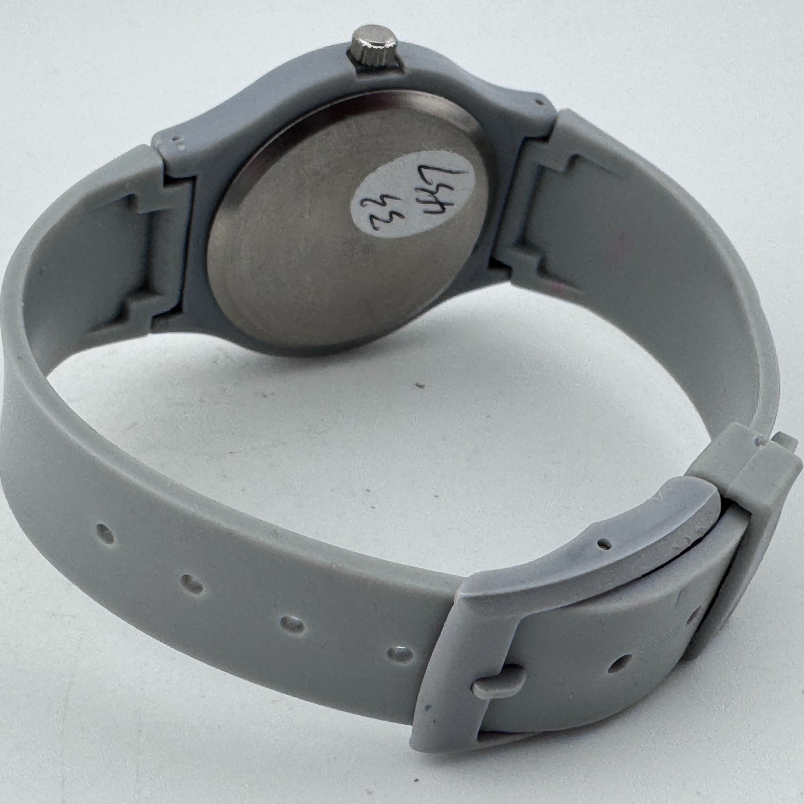 American Movie Channel Quartz Watch Unisex Gray Plastic Japan Analog New Battery
