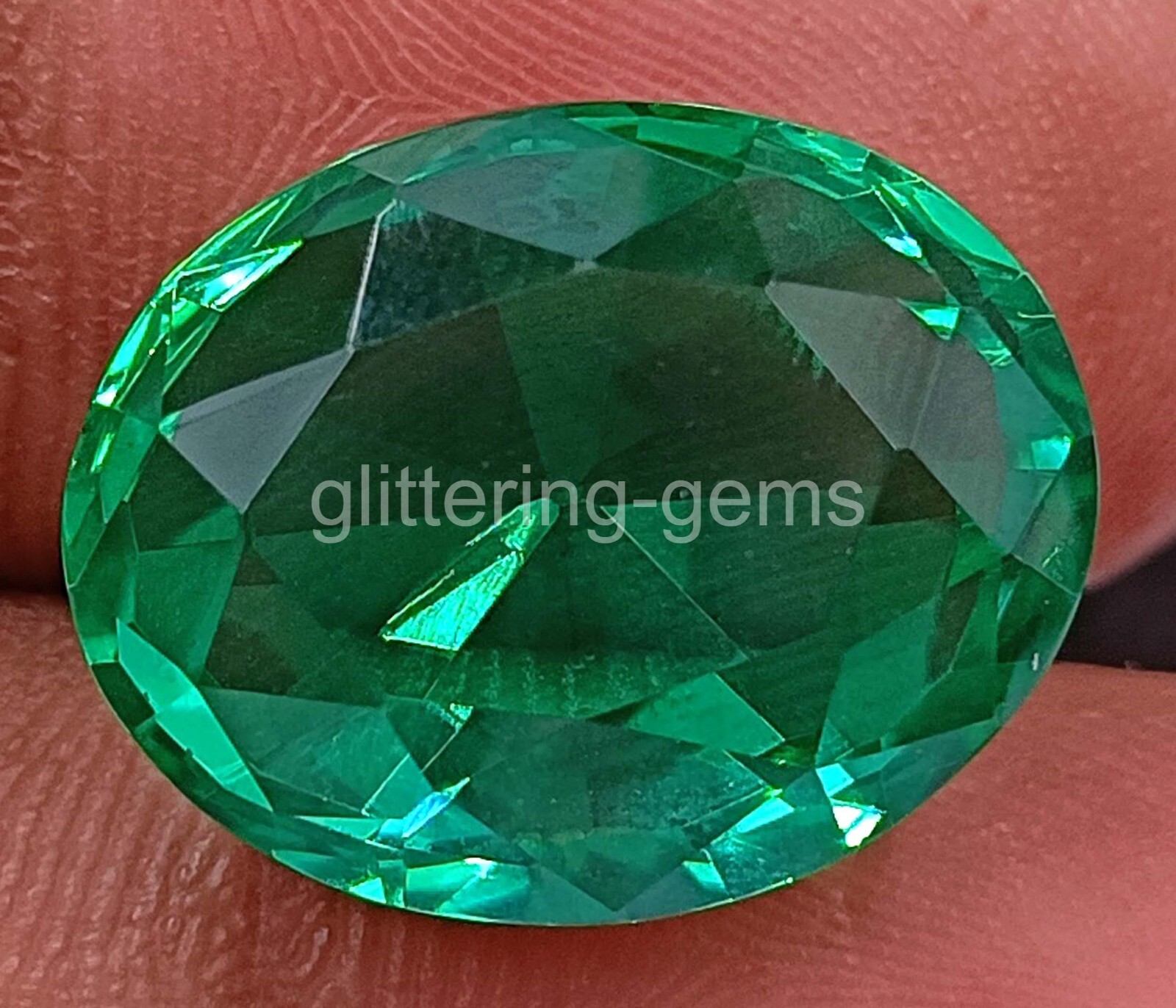Zambian Green Emerald 9.10 Ct Natural Oval Cut Certified Loose Gemstone 5SDK