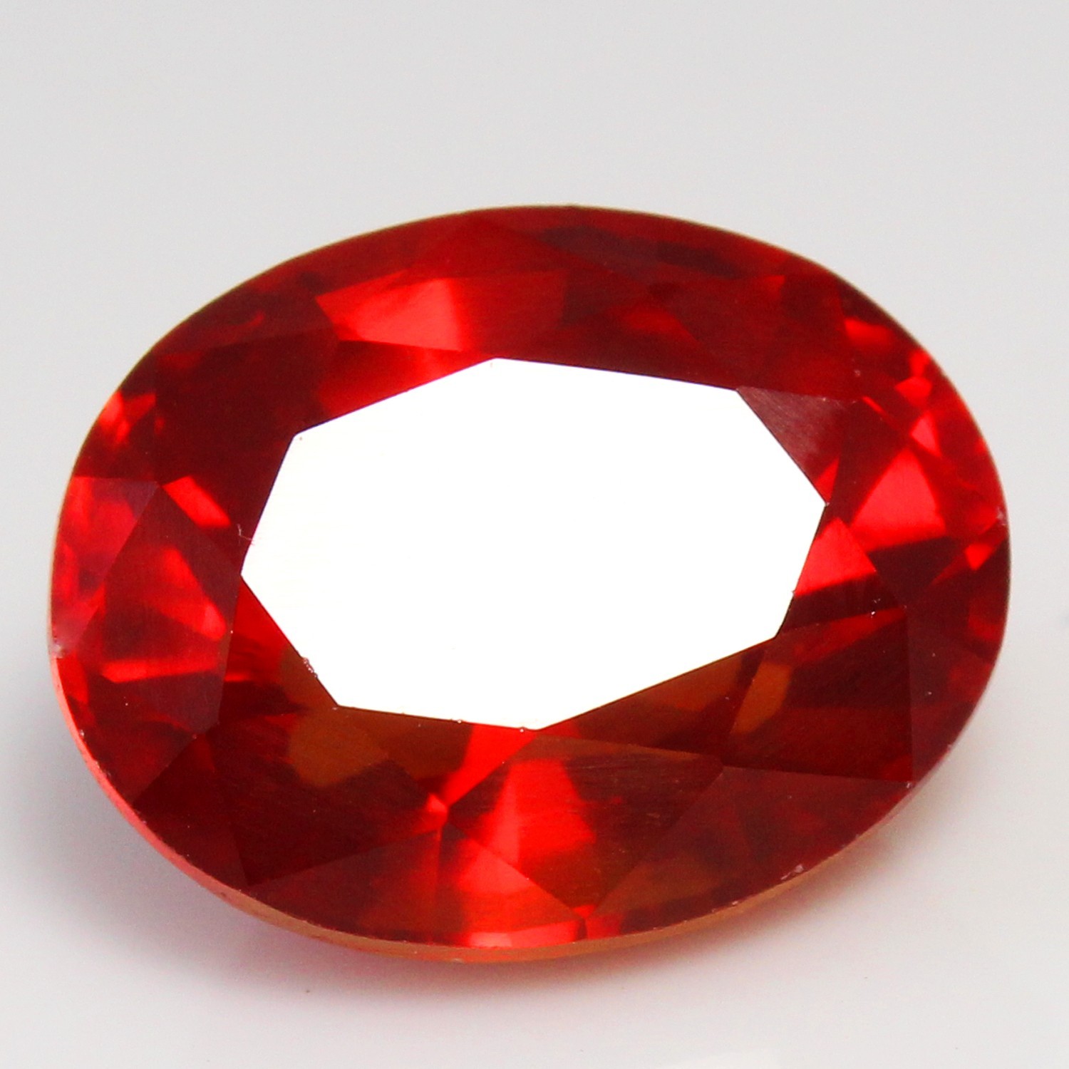 Natural 15.2 Ct Certified Ceylon Padparadscha Sapphire 16×12 MM Oval Gemstone