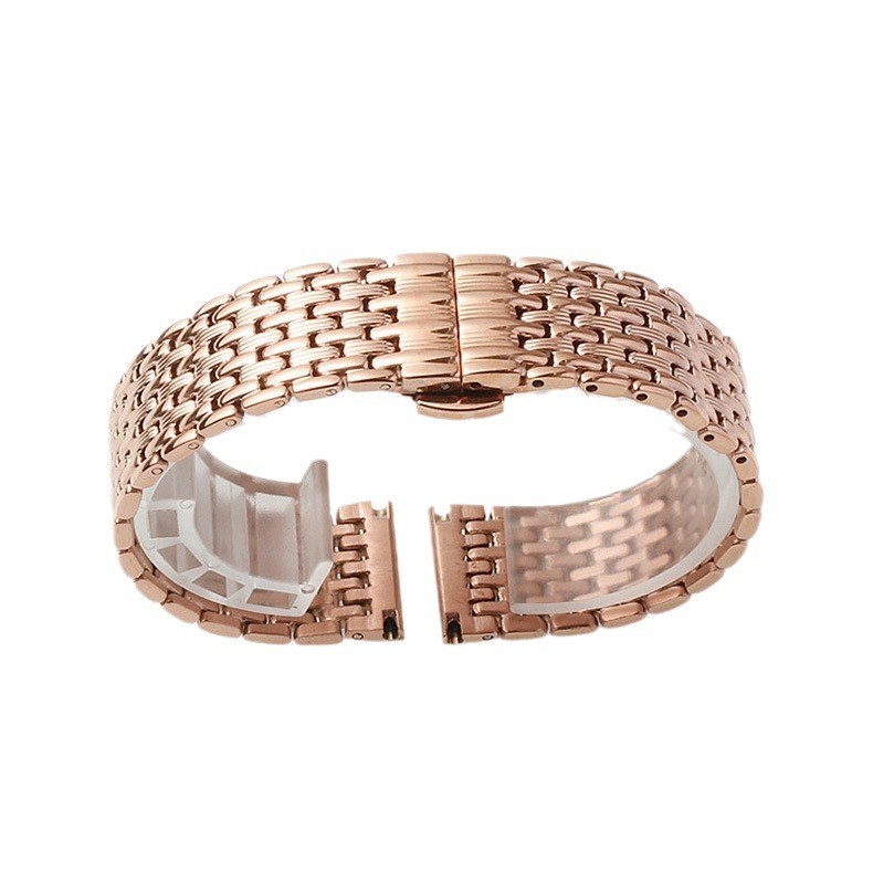 Solid Ultra-thin Stainless Steel Watch Band Metal Strap 12 14 16 18 20 22mm