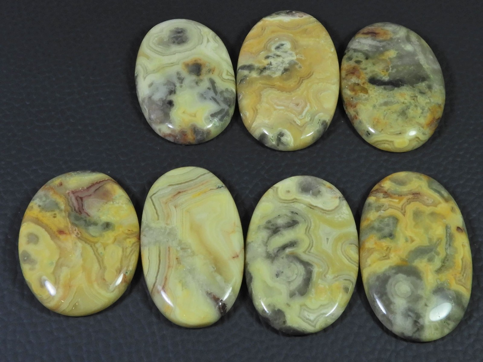 AA++ Natural Australian Crazy Lace Agate Oval Shape Cabochon Loose Gemstone Lot