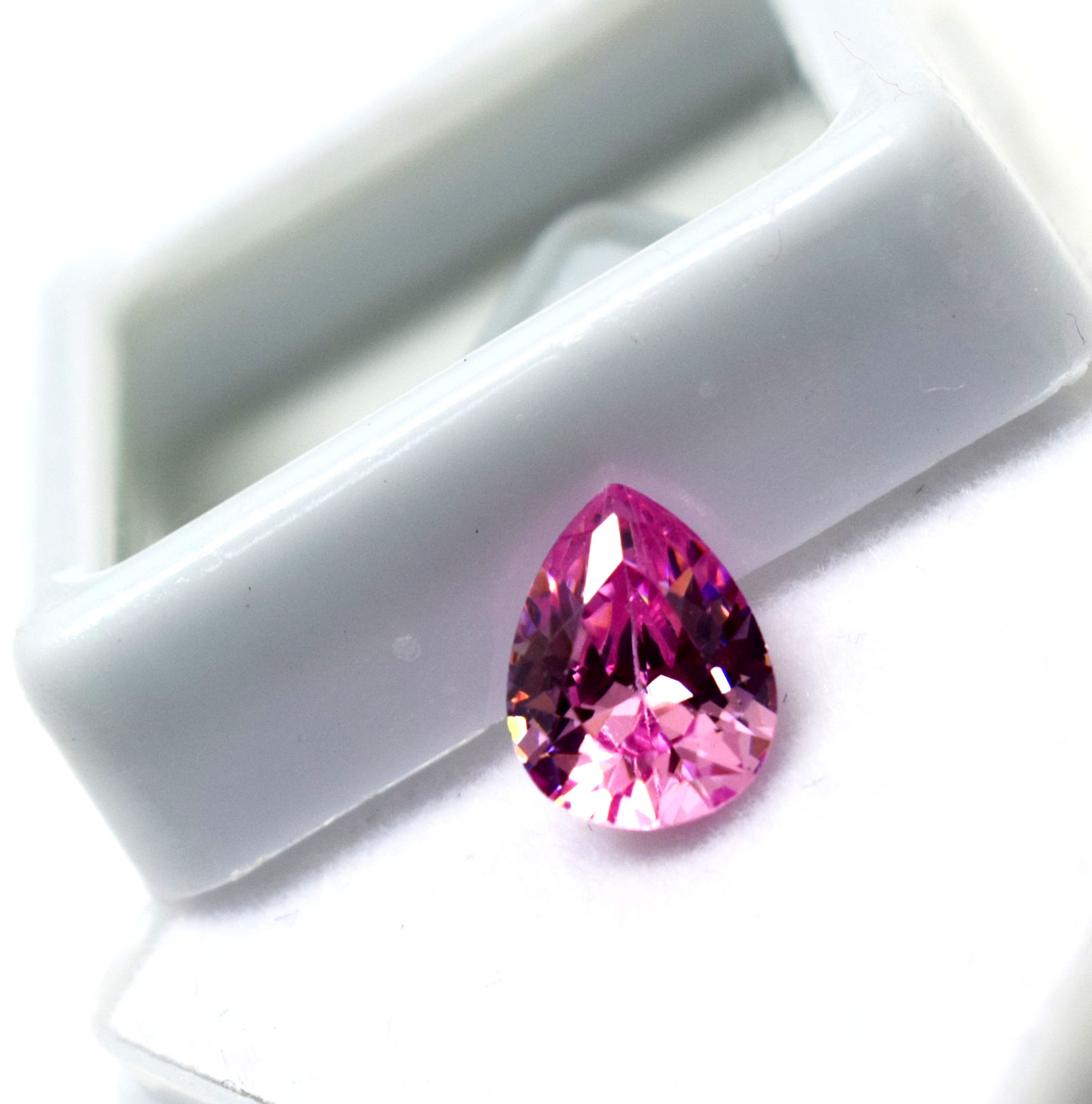 2.50 CT Natural Pink Sapphire Madagascar Pear Cut Certified AAA+ Loose Gemstone
