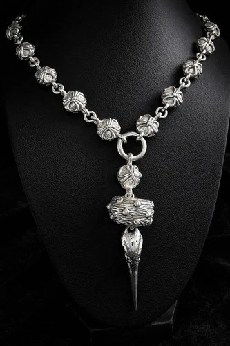 210g Heavy Sterling Silver Gothic Museum Grade Statement Investment Piece Estate