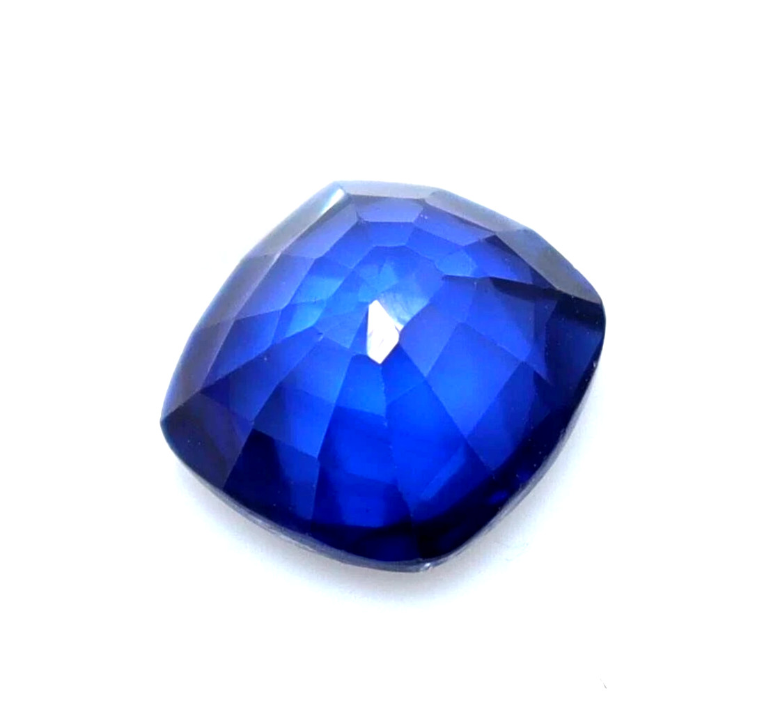 8.85 Ct AGL Certified Natural Blue Sapphire Cushion Cut Loose Faceted Gemstone