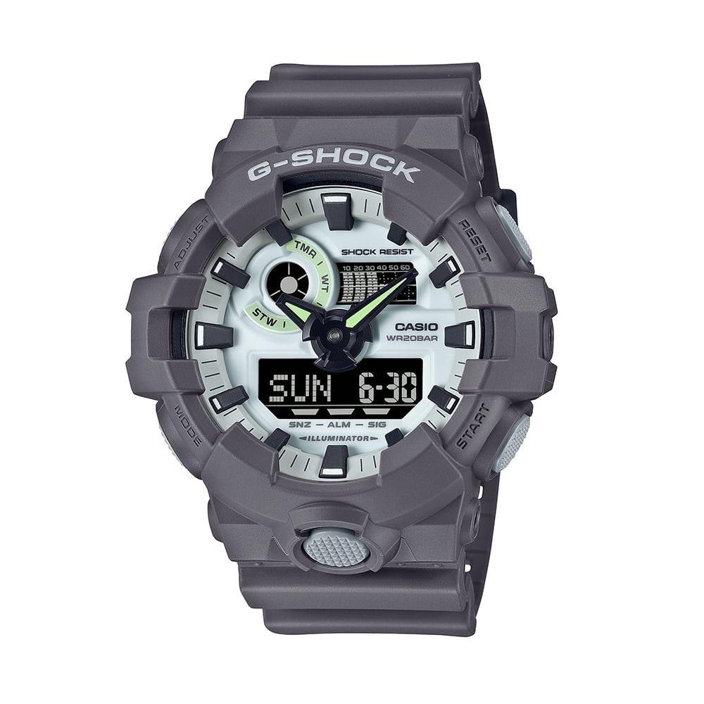Casio G-Shock GA-700HD-8A Analog Digital Men’s Watch Grey Black 200M