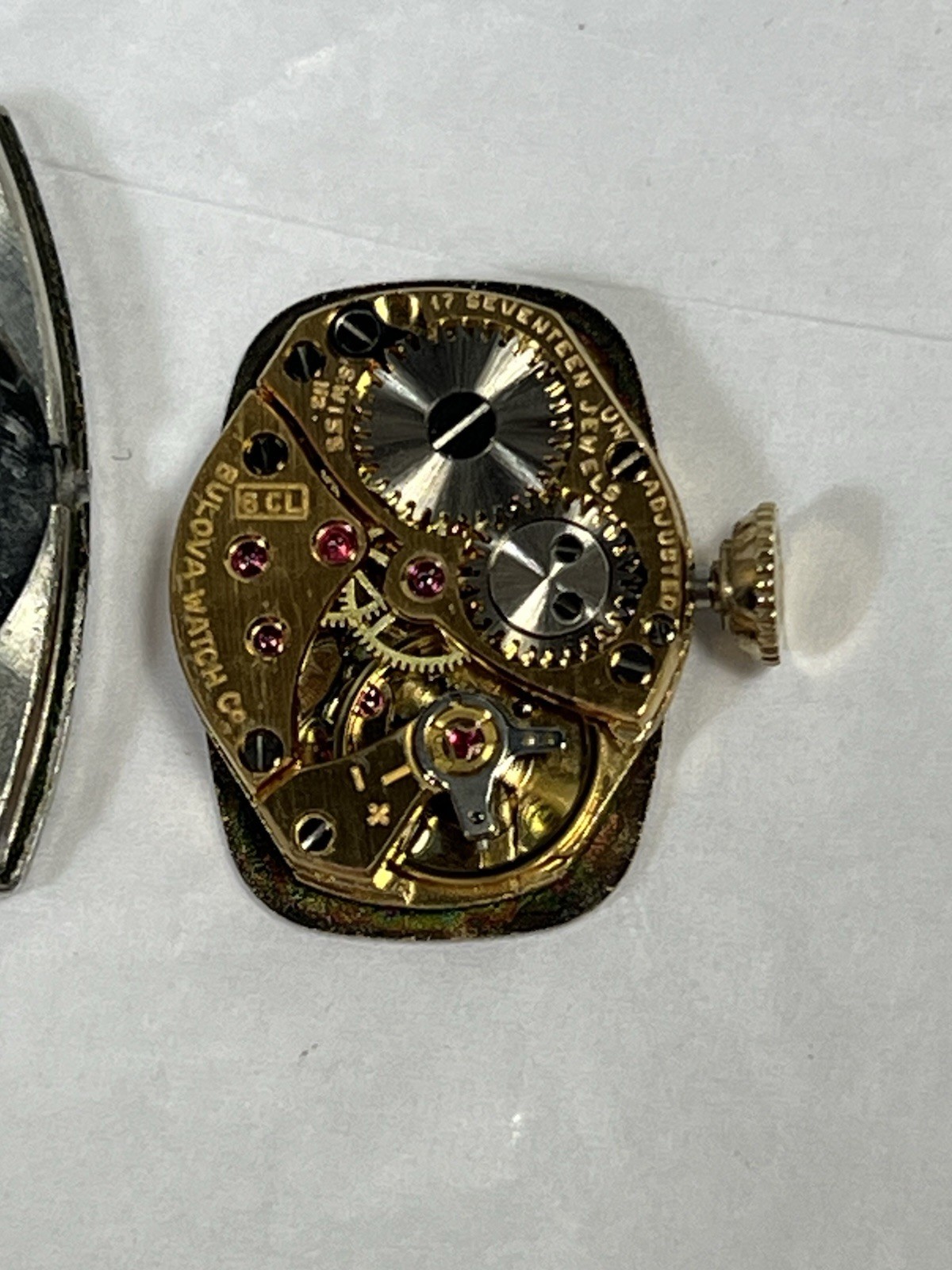 Women’s Bulova 1973 Vintage 6CL Mechanical Wind Gold Tone Swiss Made Watch-WORKS