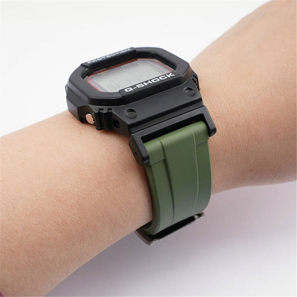 16 to 22mm kit For Casio GShock DW5600 GWM5610 DW6900 GW6900 Metal Band Adapter
