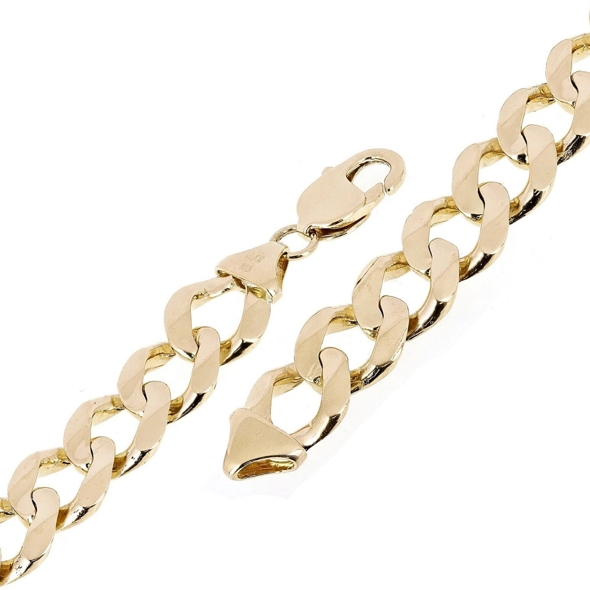 14k Yellow Gold Bracelet Miami Cuban Chain Link | Solid 45 Grams 9″ x 12.5mm
