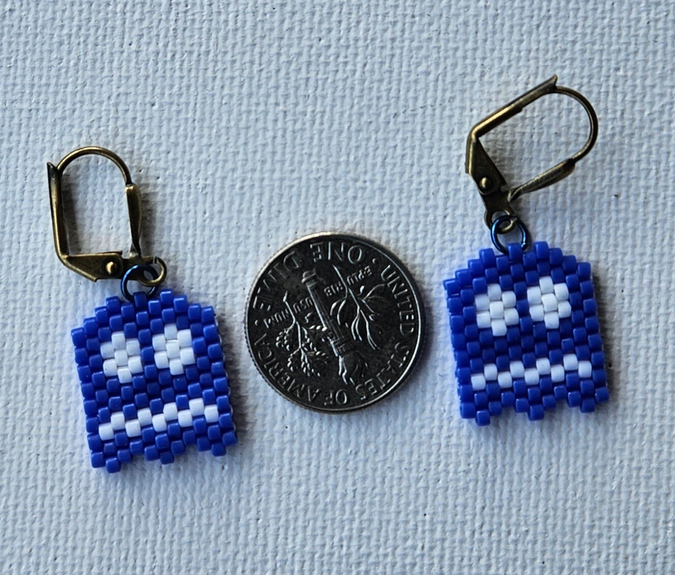 Pac-Man Scared Ghost Earrings