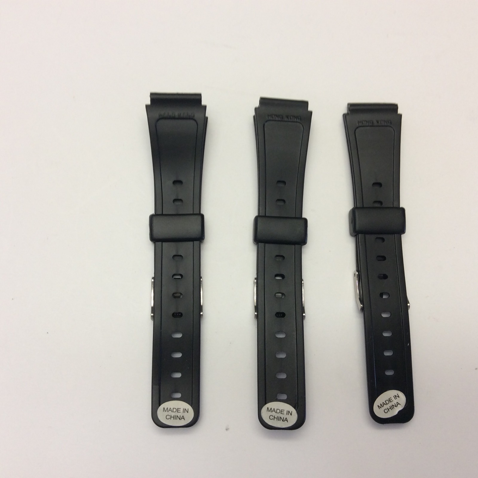 3 Bands Fits CASIO F91W F-94WA F105W F28W F-106W F93W 18mm 3 Replacement Bands
