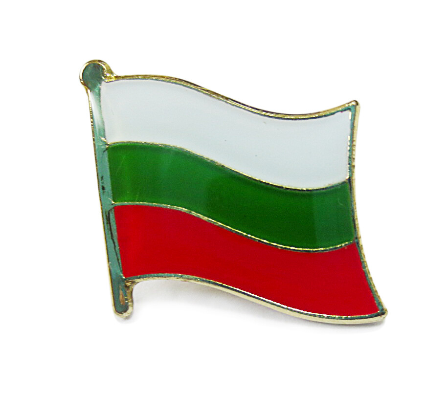 Bulgaria National Flag Metal Lapel Pin Flag Pin