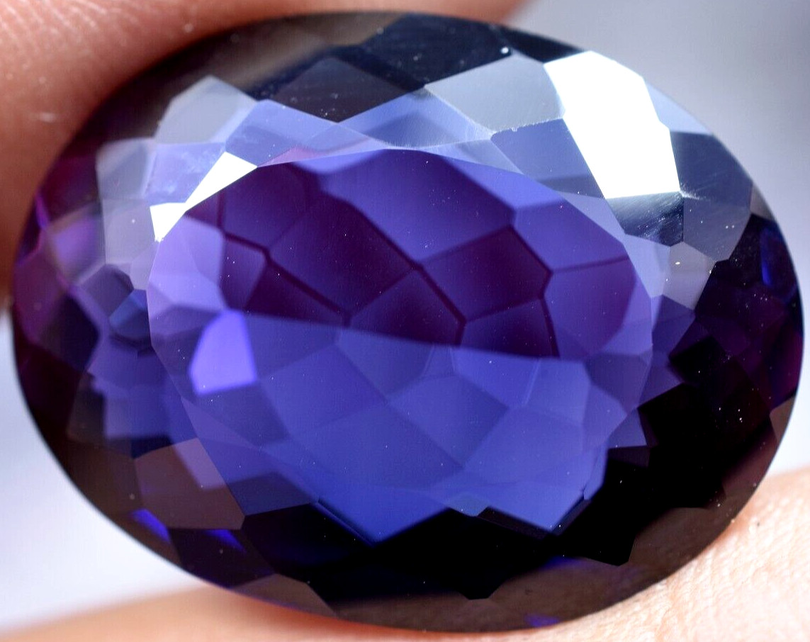 Natural 30.00 Ct Boysenberry Sapphire GGL Certified fabulous Loose Gemstone