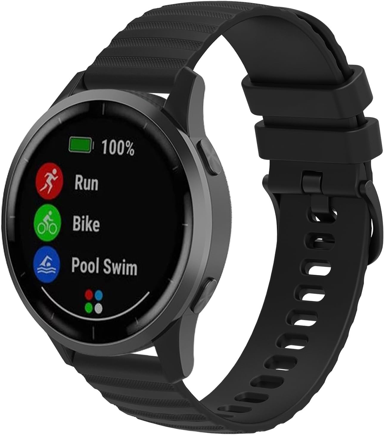 Comfortable Silicone Sport Bands for Smartwatches – Quick Release, All Sizes
