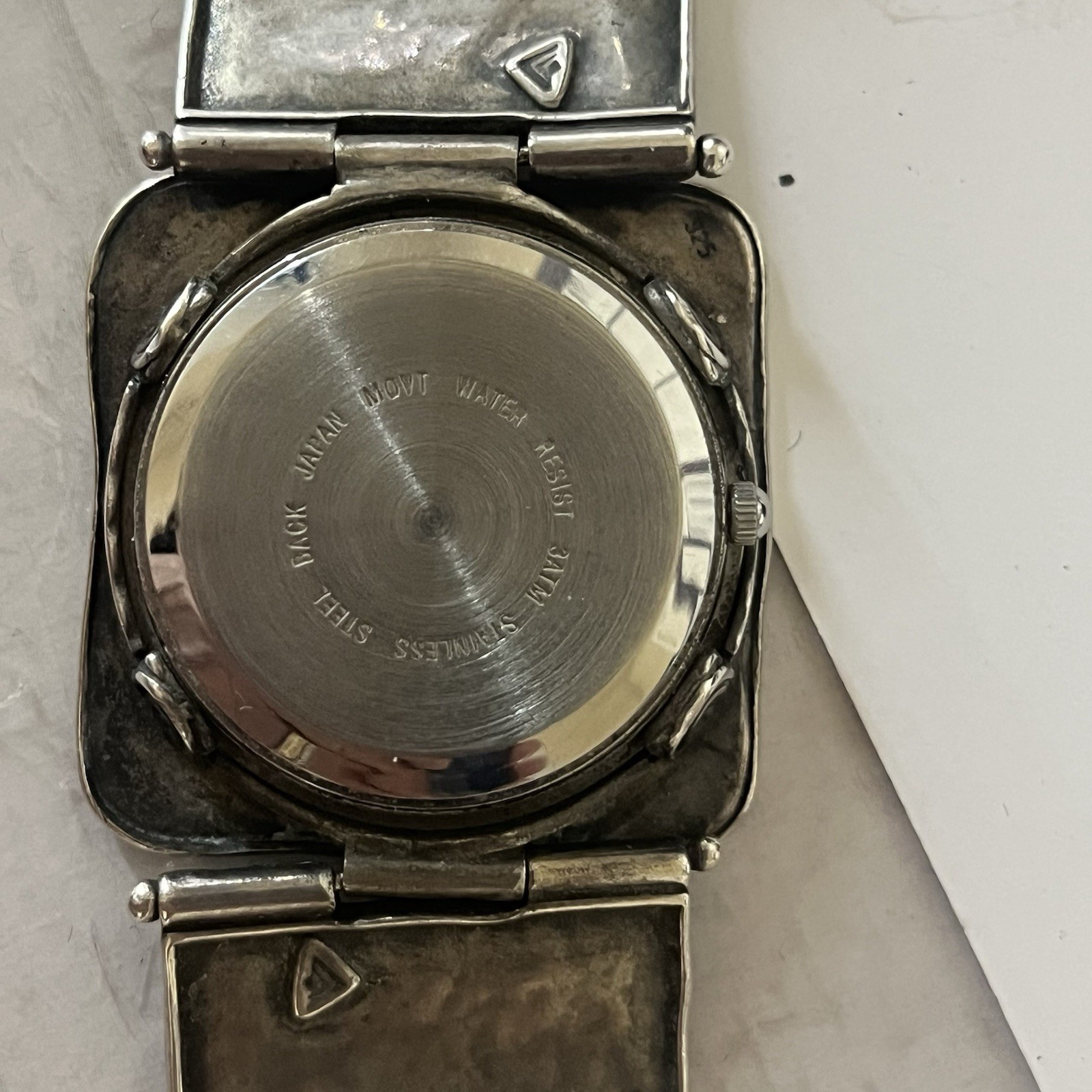 • SILPADA Designs Womens Wristwatch Hammered Sterling Silver 925 Ladies Watch
