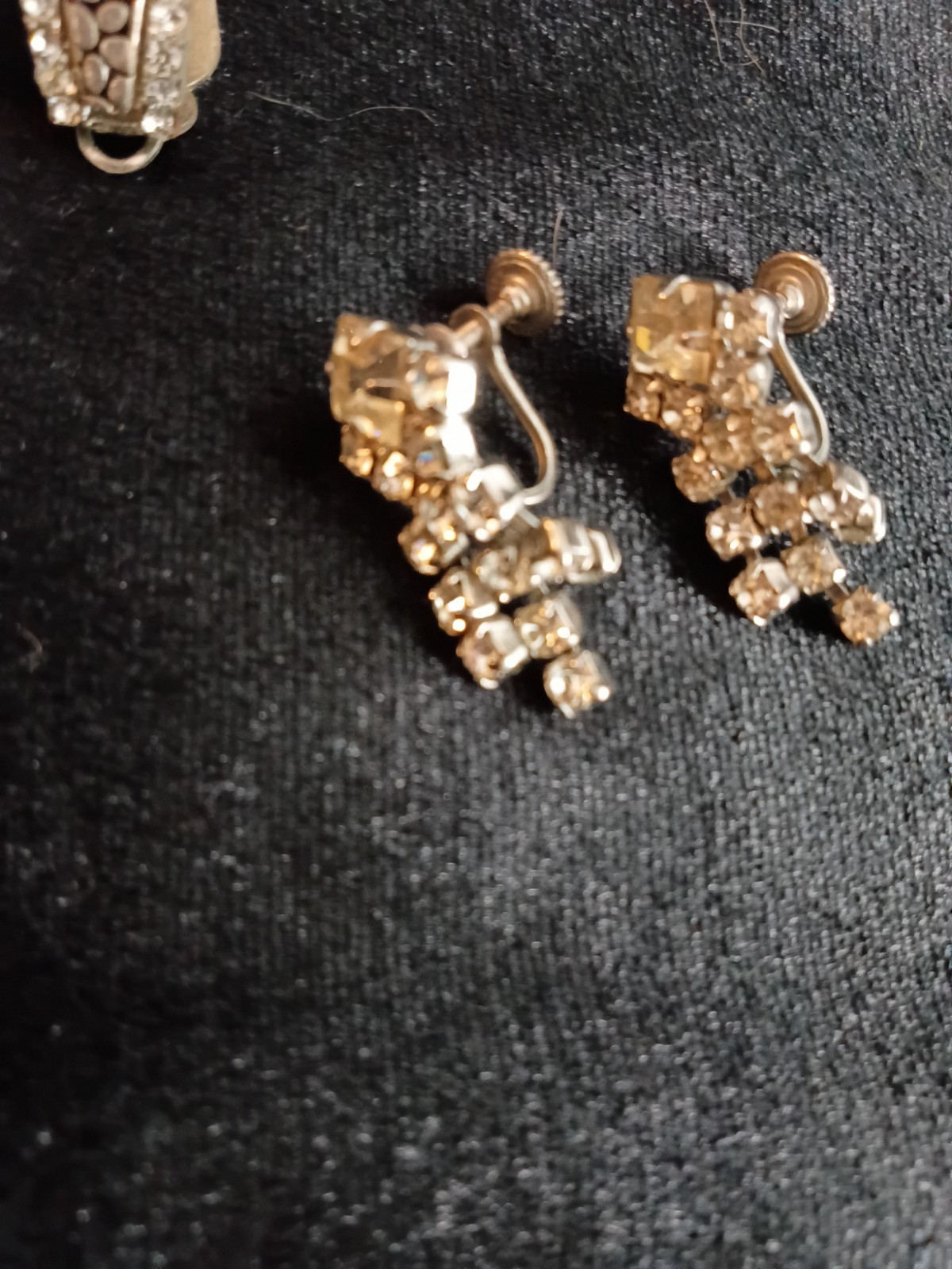 Lot of 3 Pairs of Clip On Earrings