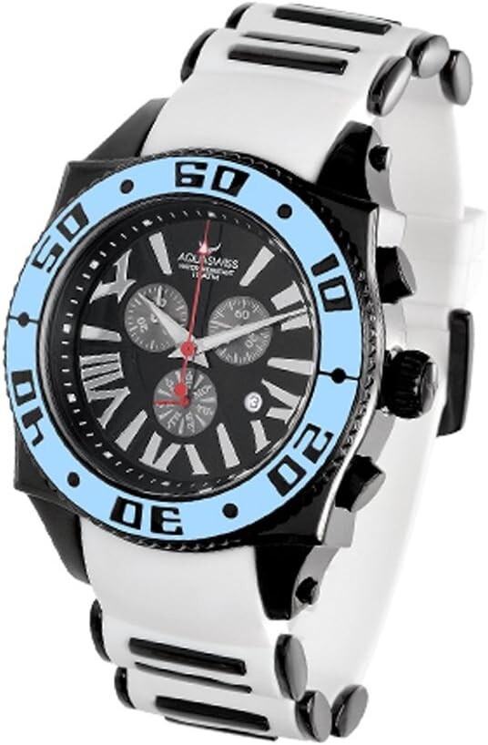 Aquaswiss Chronograph Swiss Quartz 50 MM Watch Stainless Steel 62XG0111