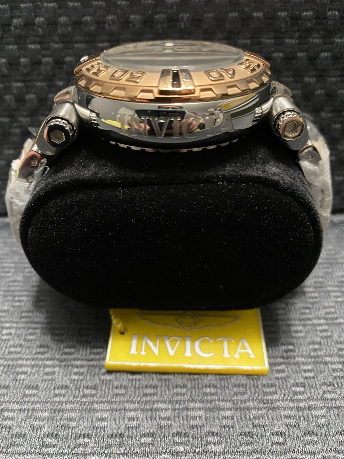 Invicta 47mm Subaqua Noma I Silver & Rose Gold Z60 Quartz LE Watch,Model#33365