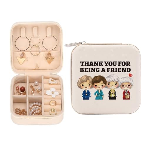 Golden Girls Merchandise, Travel Jewelry Case Box Organizer, Friendship Gifts