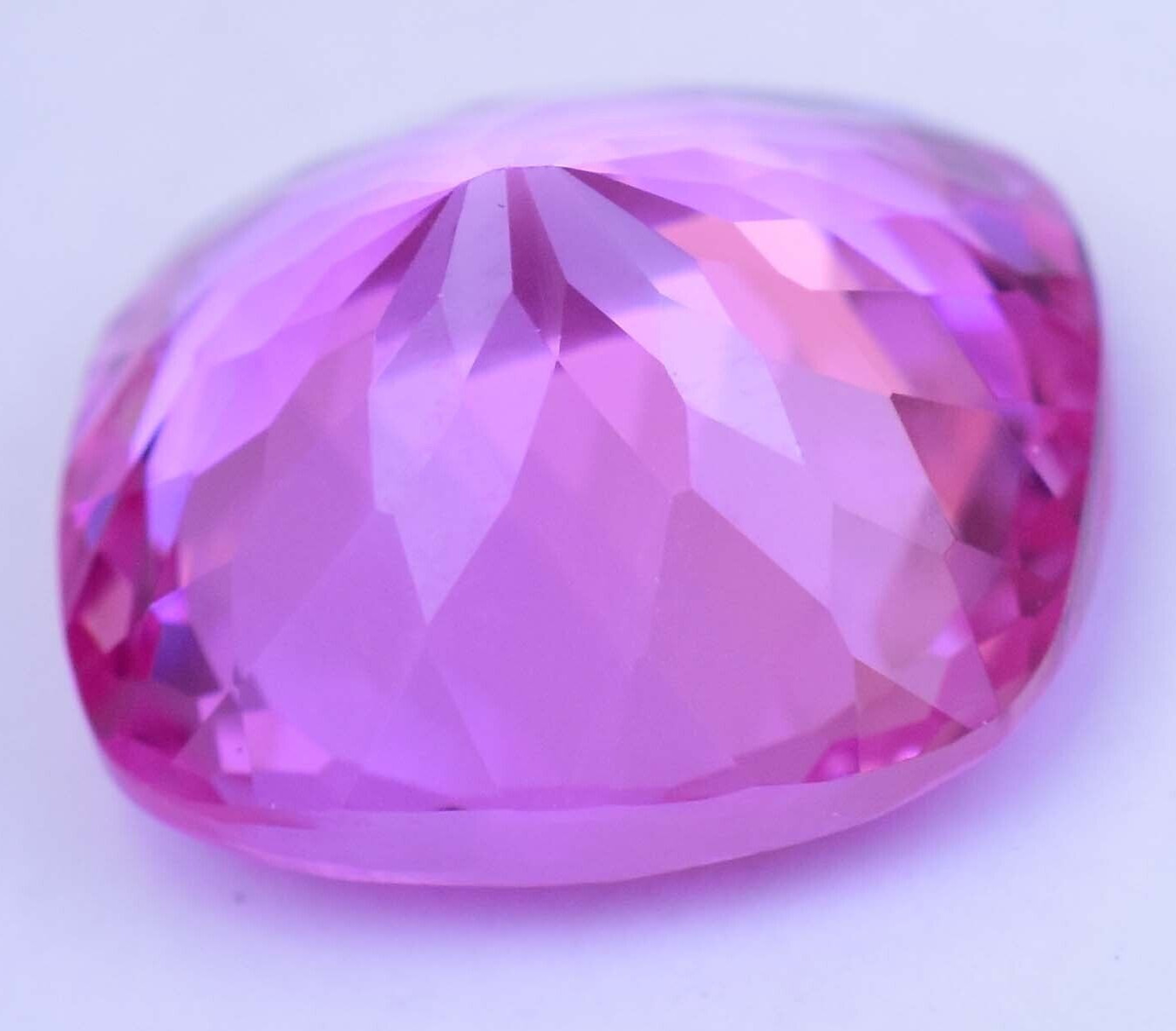 Flawless 21.25 Ct Natural Mogok Pink Ruby Cushion Cut Certified Loose Gemstone