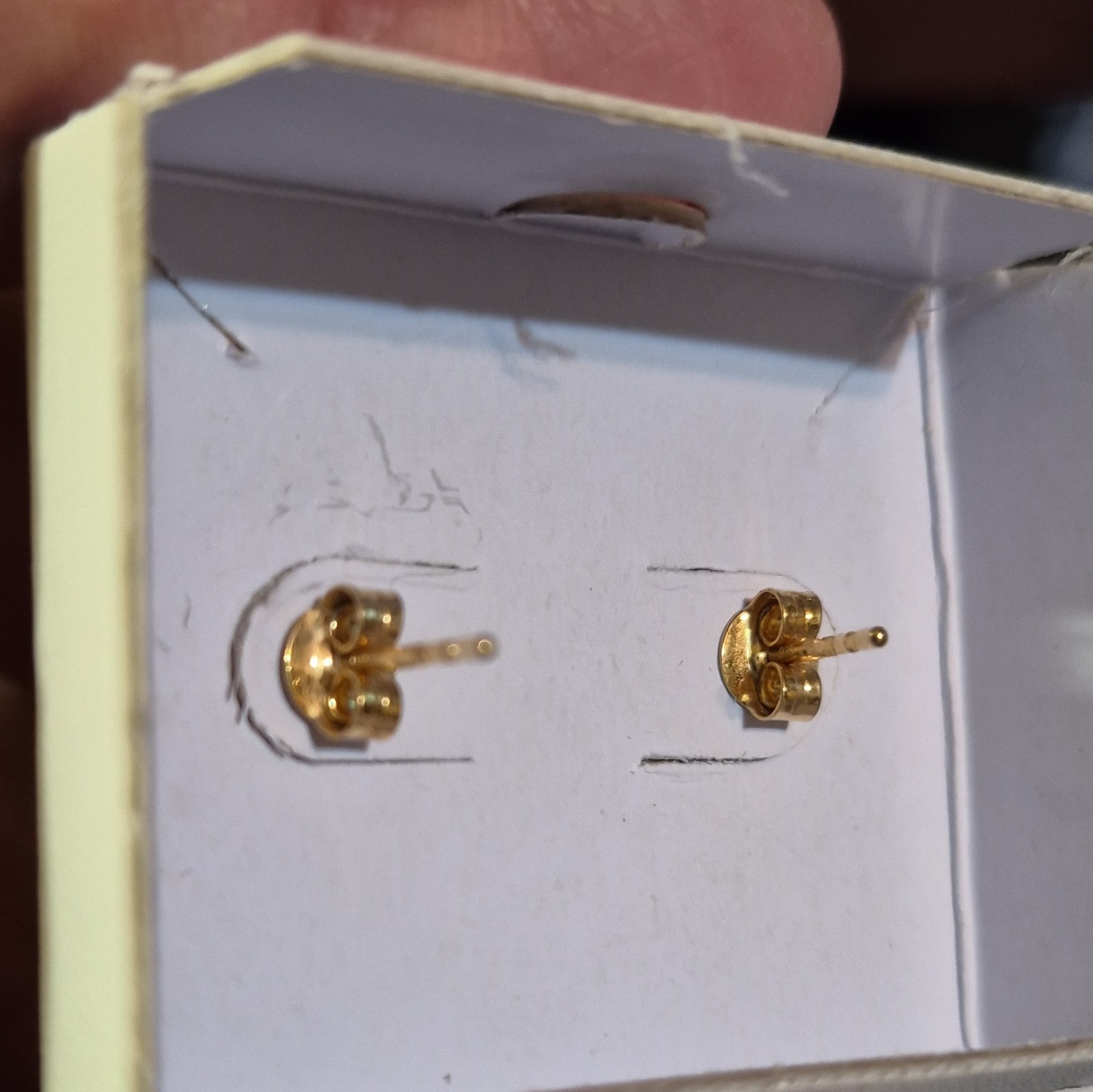 SGL Certified 10K Gold Oval Lab Created Diamond Earrings 1.05 CTW EF VVS-VS