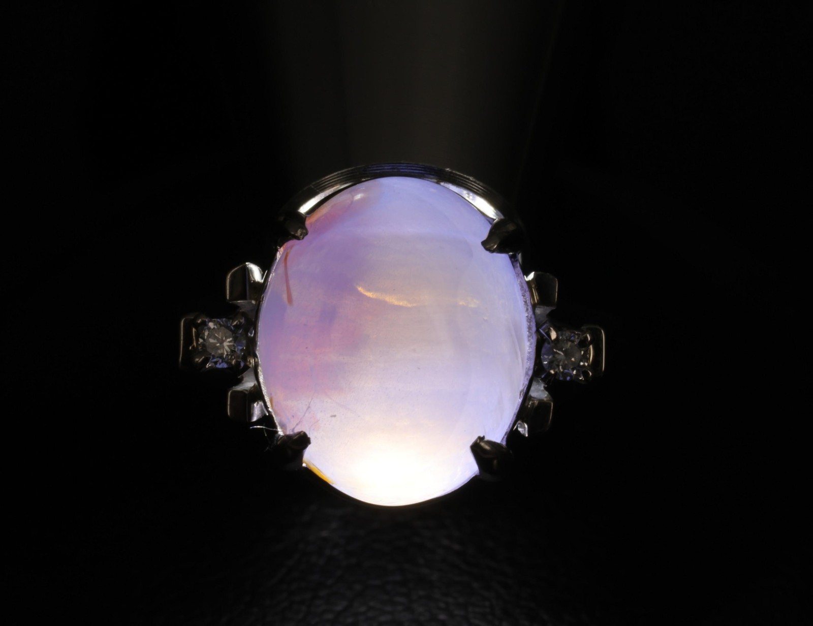 9.14ct GIA Ceylon No Heat Star Sapphire & 0.02ct Diamond Platinum Ring, Size 5.5