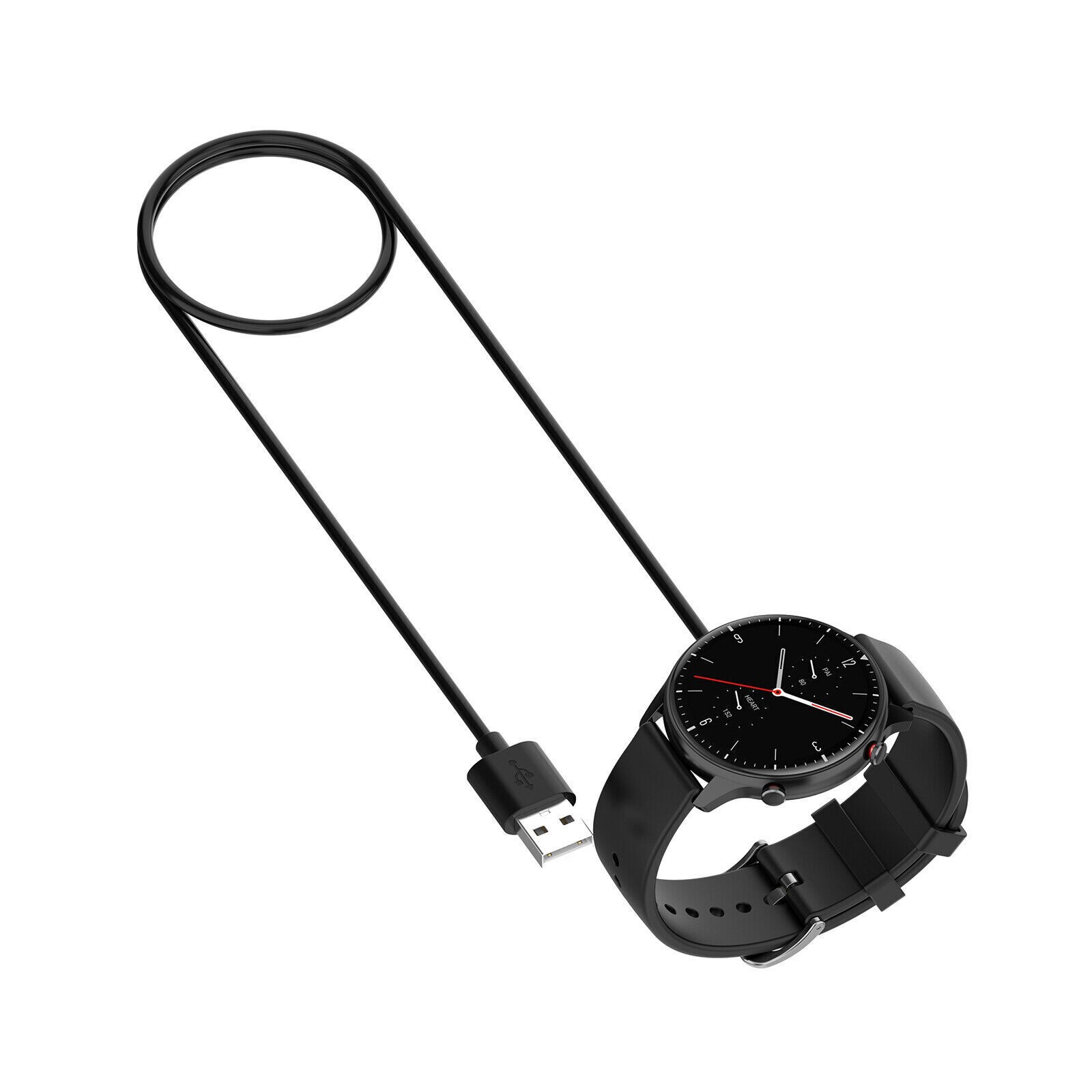 USB Watch Charging Cable Charger Power Line for Amazfit GTS2 Mini/Pop Pro