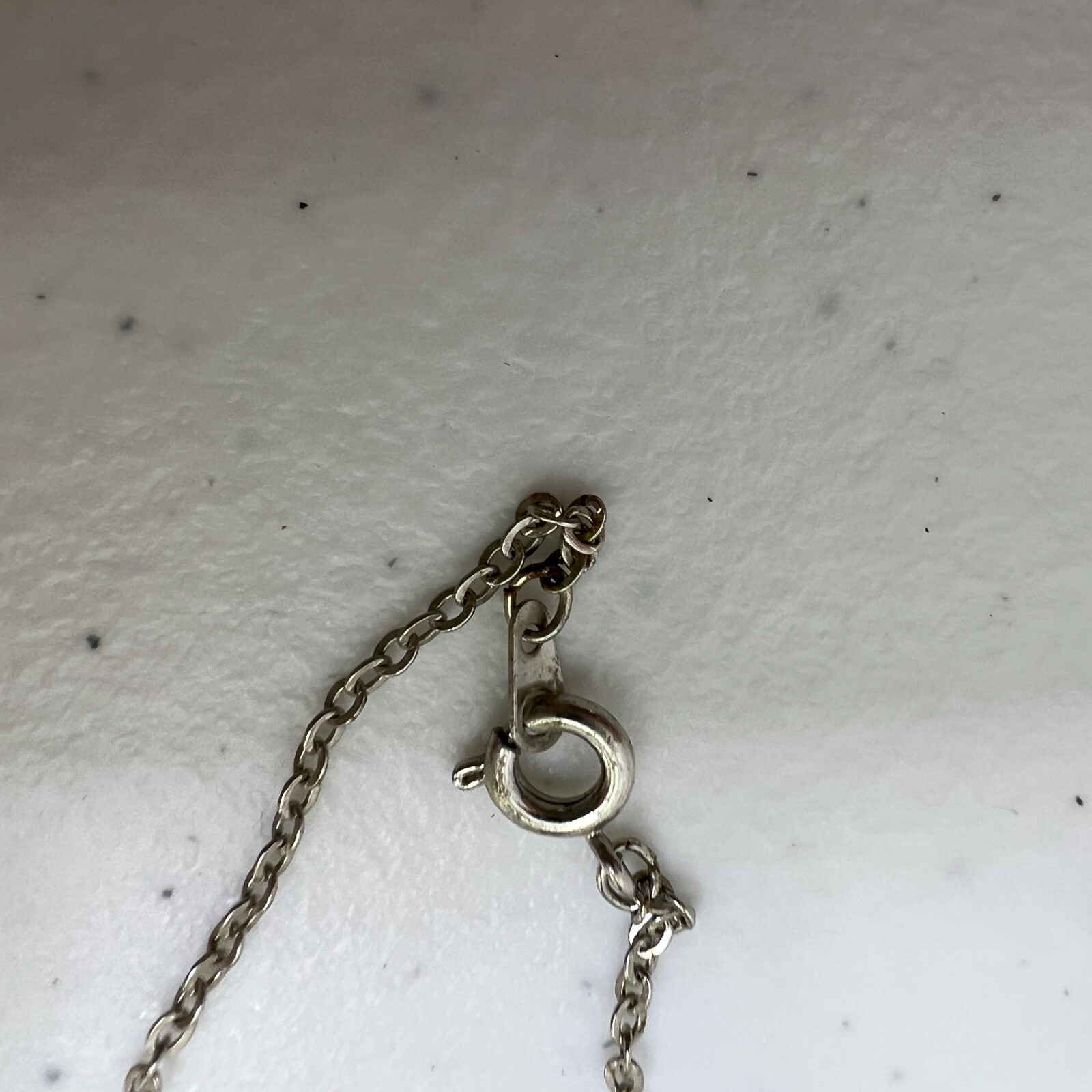 Chain 17 18 Inch Silver Tone Thin Dainty Short Basic Link Everyday