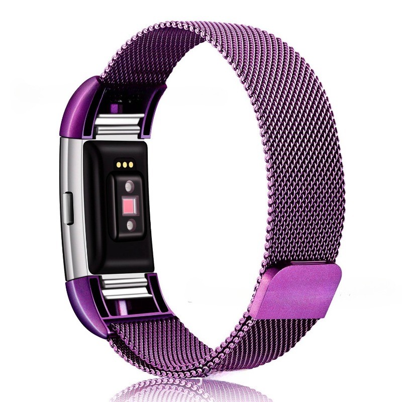Fitbit Charge 2 Milanese Strap Magnetic Stainless Steel Mesh Band