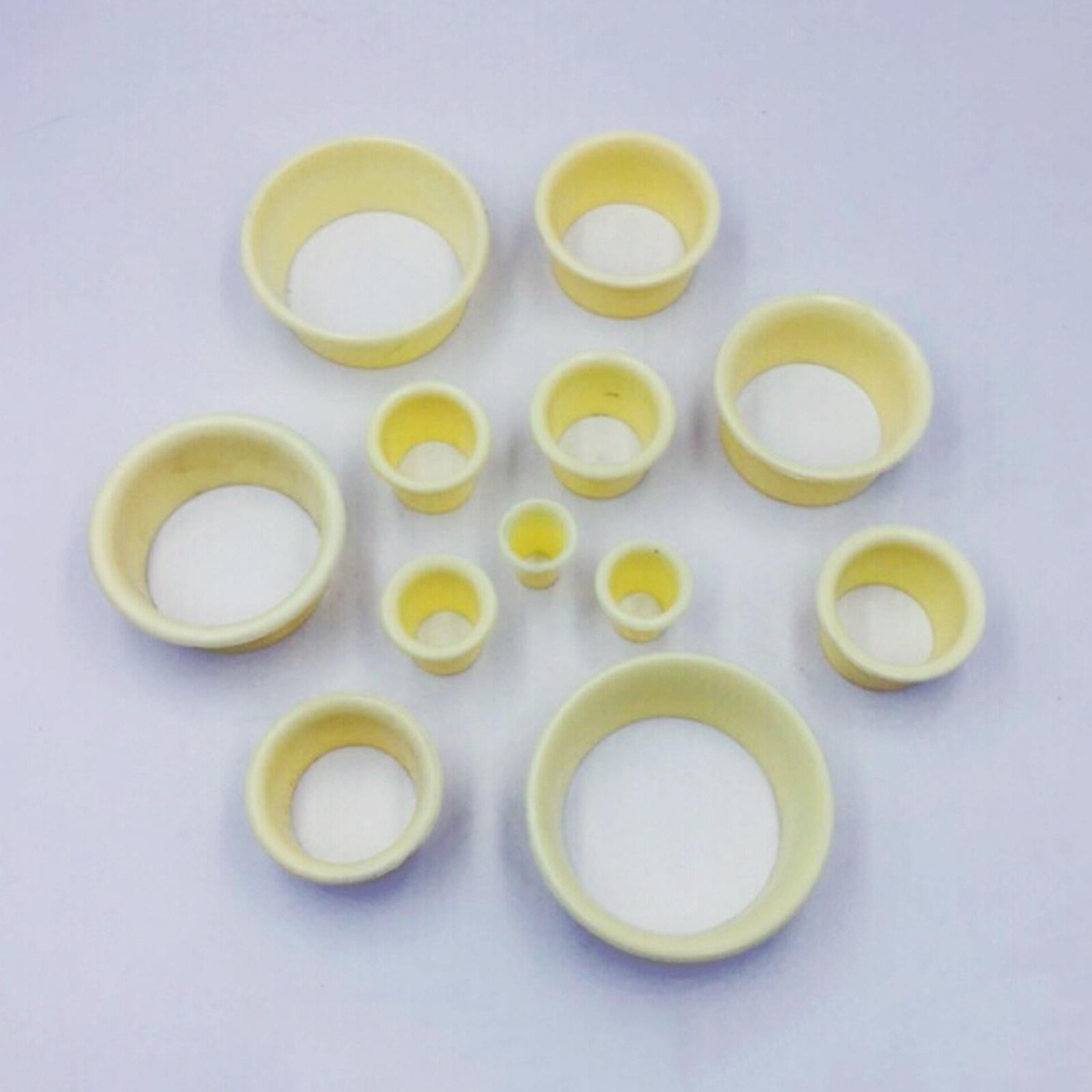 12x Wristwatch Repair Adjust Tool Plastic Stackable Cup Watch Movement Holder