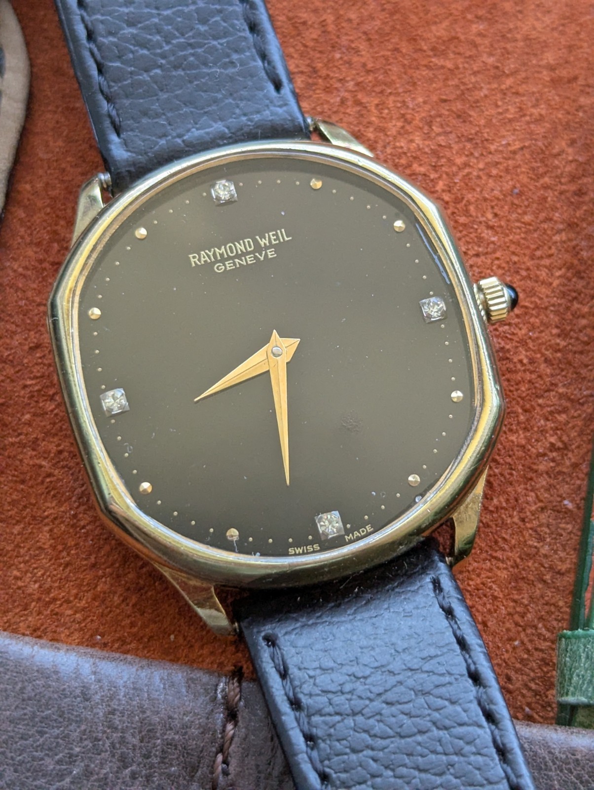 Mid 1980s Raymond Weil 7013 gold filled manual watch, ETA 7001 movement in GWO