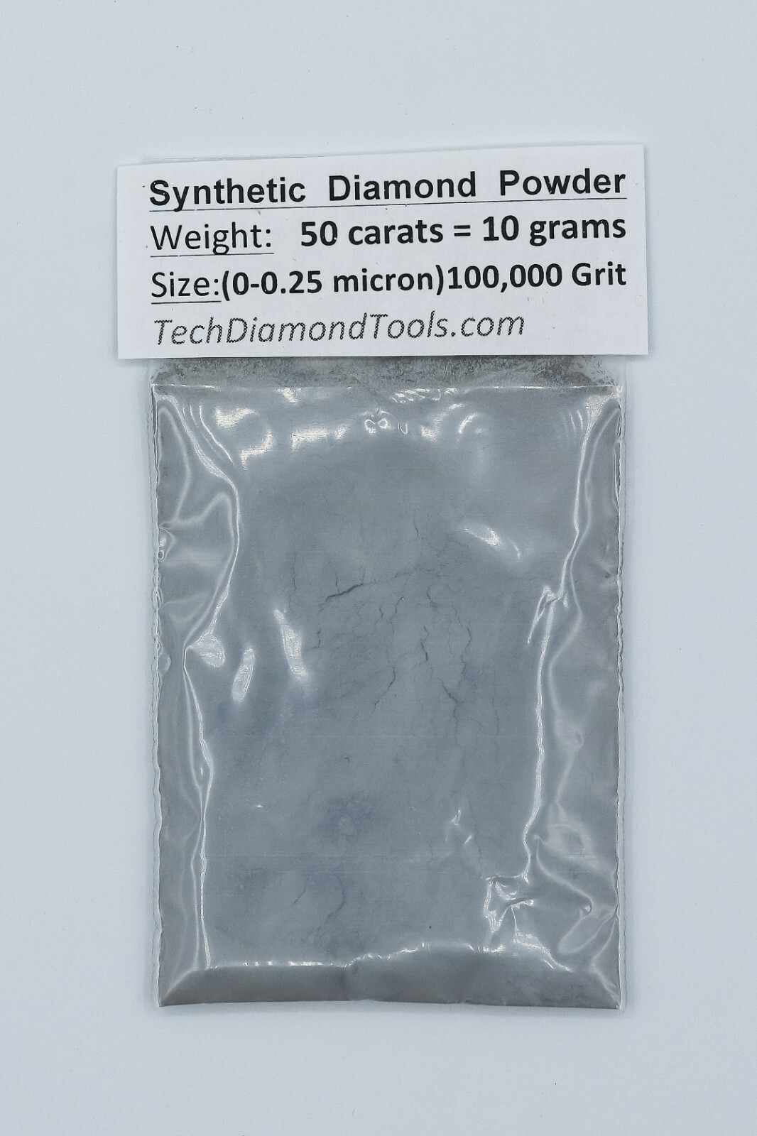Diamond Powder Polishing Size 200.000 to 400 Grit, Mesh Weight 50 cts = 10 Gram