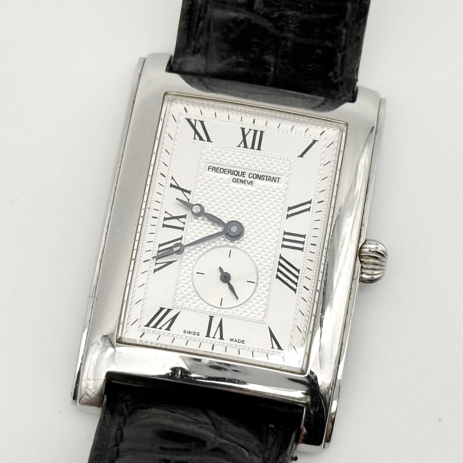 FREDERIQUE CONSTANT GENEVE FC 200 235XC25 6 Silver QZ Ladies Watch Working
