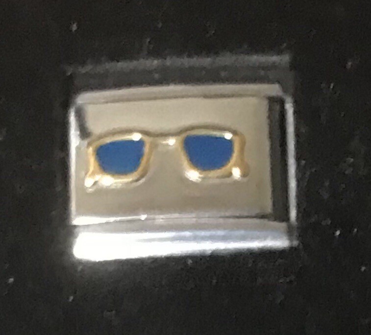 Sunglasses Wholesale Italian Charm Enamel Link 9MM K15