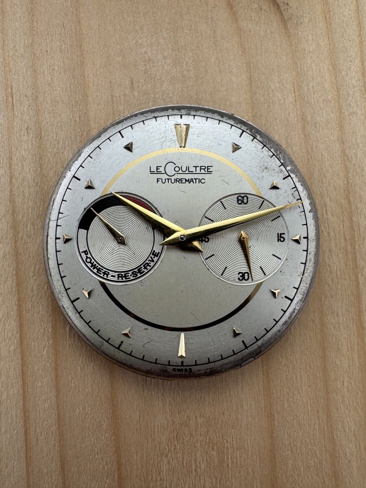LeCoultre Futurematic Vintage 10K Yellow Gold-Filled Bumper Automatic Circa 50s