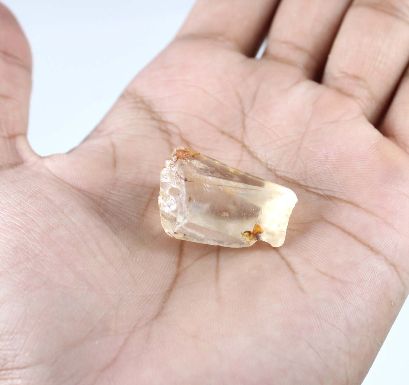 48.45 Ct Certified Natural Yellow Golden Topaz Gemstone Rough T36489