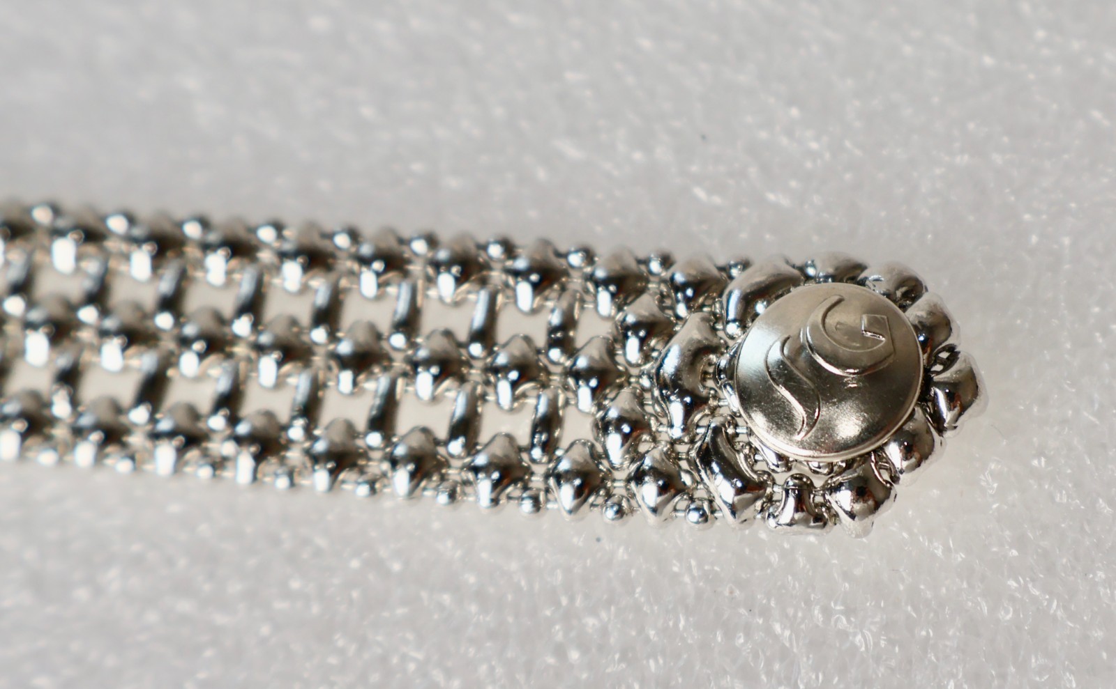 Sergio Gutierrez Bracelet TB36 Liquid Metal AS Antique Silver Finish 7″ B86