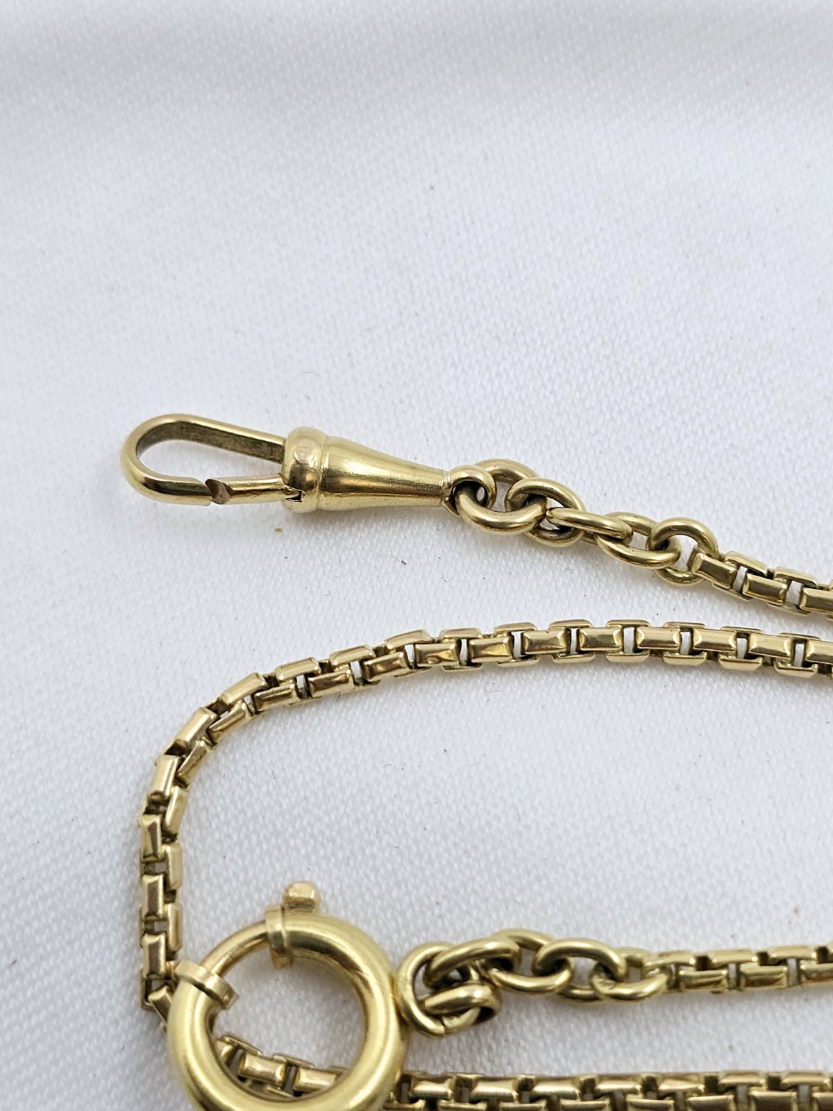 Antique 18K Pocket Watch Chain 15.7g 2.5mm 15in