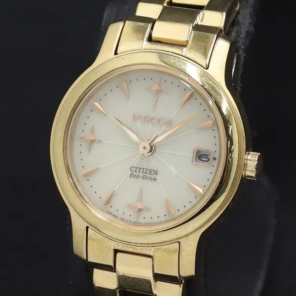 Working, solar-powered, excellent condition Citizen Wicca Eco-Drive E011-S045509