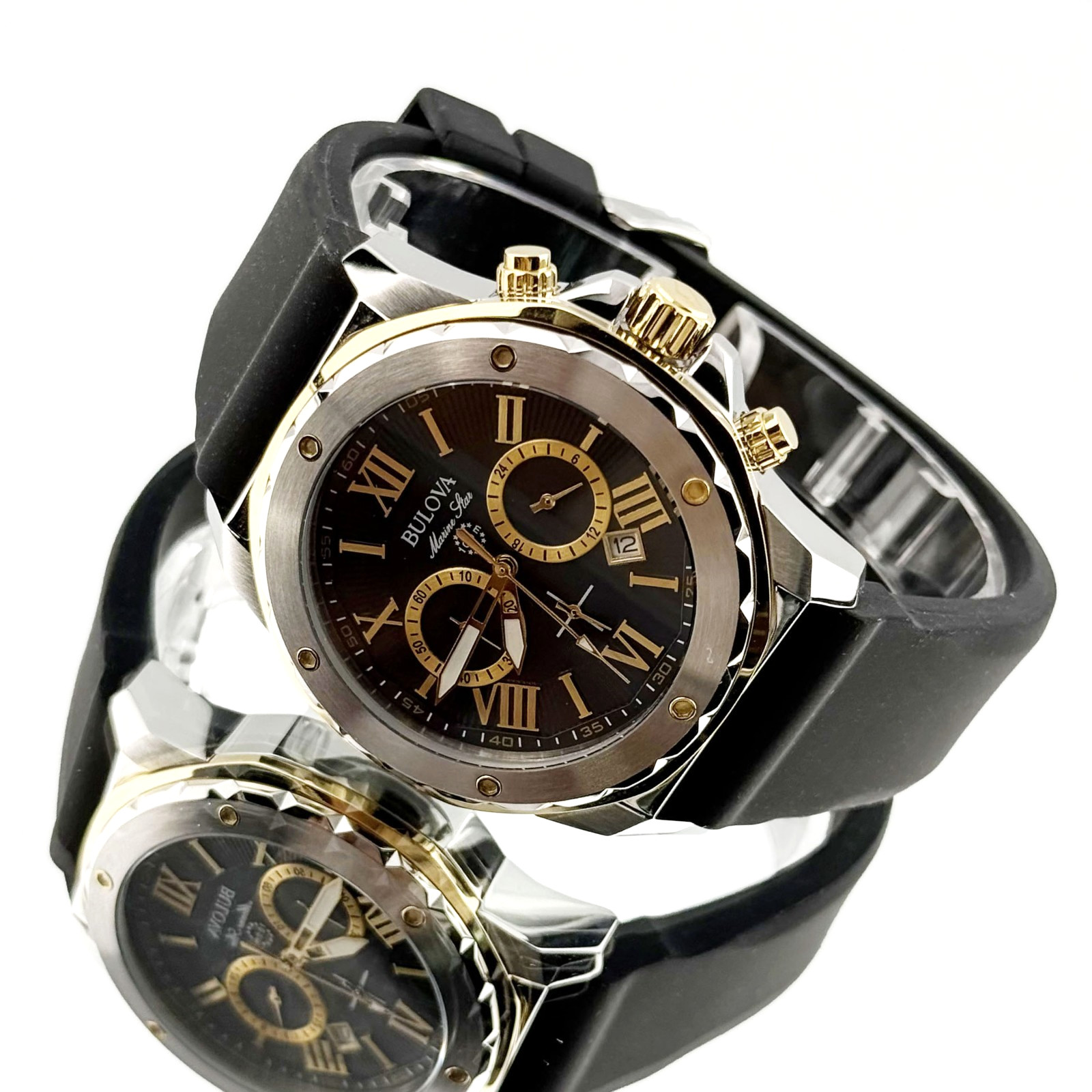 Bulova Men’s Marine Star 98B277 Series A Chronograph Quartz Watch 44MM