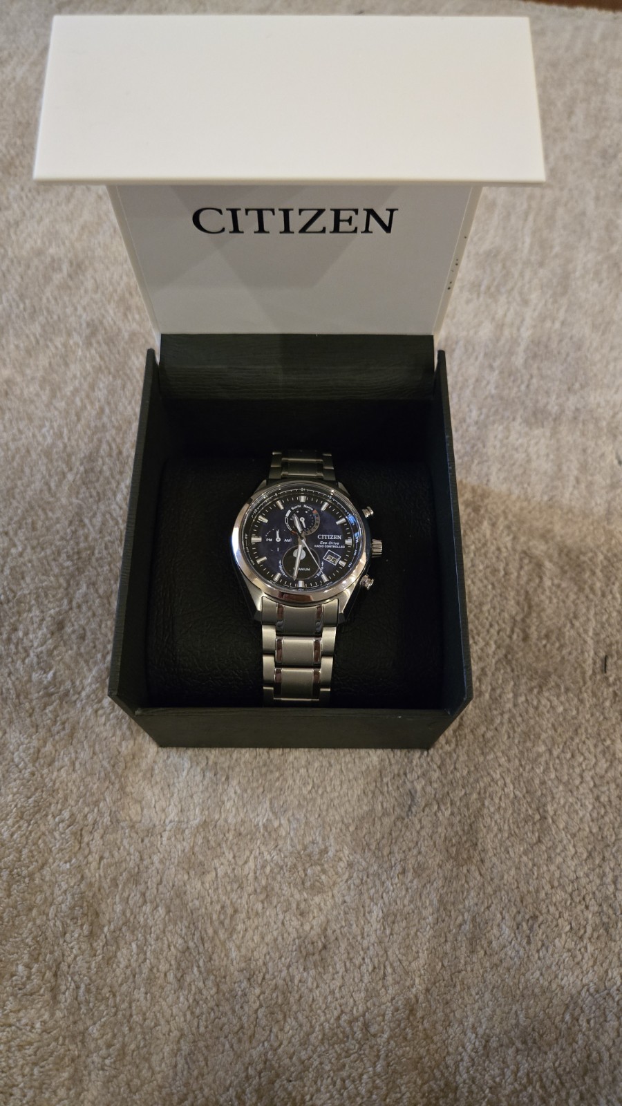 Citizen Tsuki-Yomi Eco-Drive Radio Controlled Titanium Watch