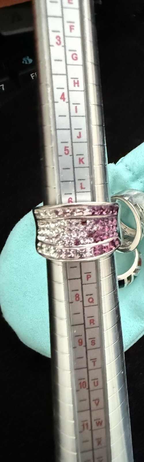 Sterling Silver Wide Band Rings – Lot of 3 Inlay, Pavé & Filigree Vintage ~20.6g