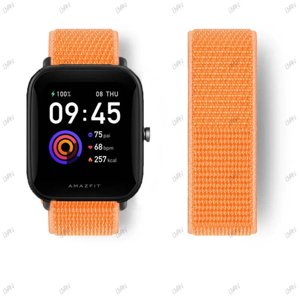 20mm/22mm watch band For Amazfit GTR/GTS 4-3-2-2e/GTR 42mm-47mm/bip-U-S-lite Nyl